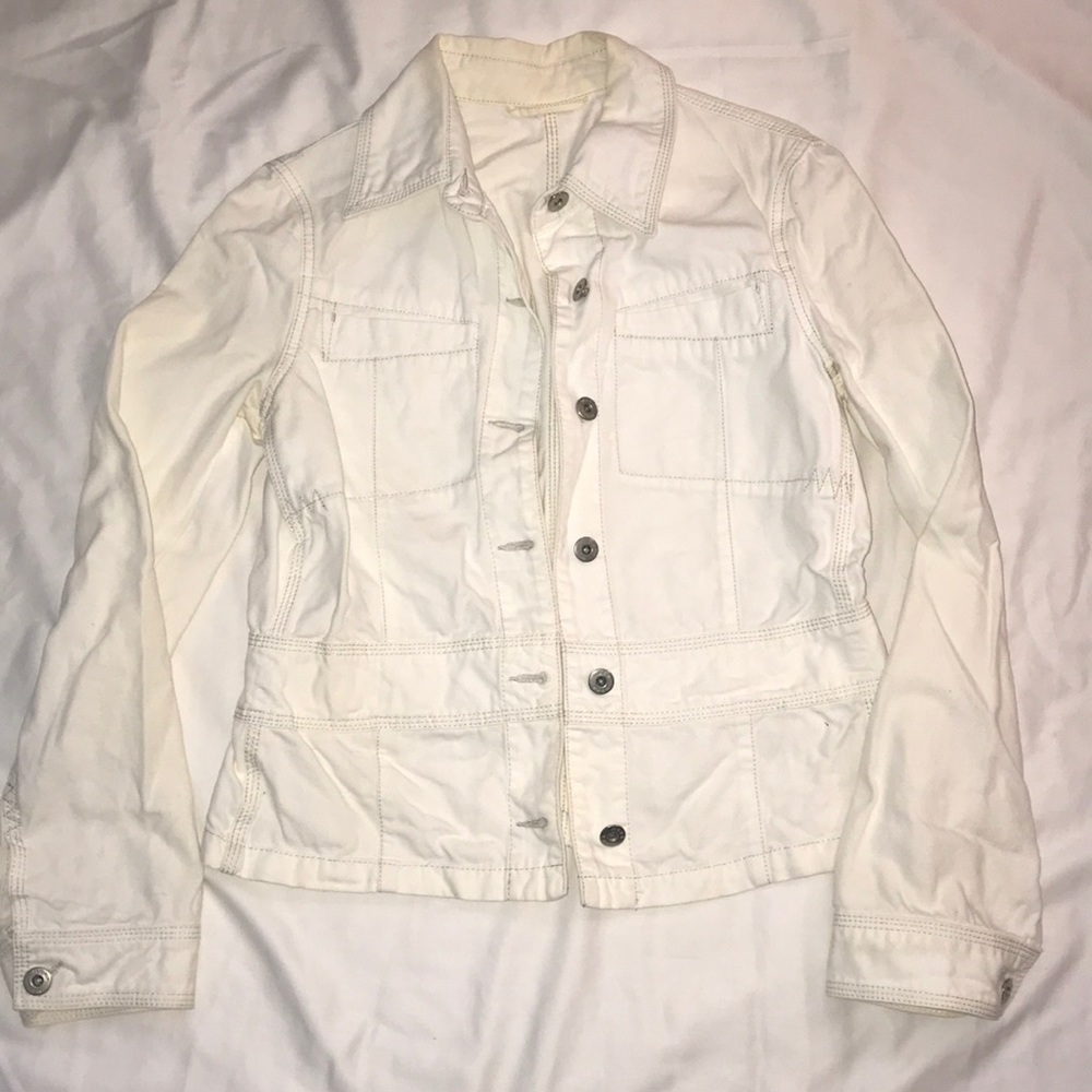 White Denim Jacket - image 1